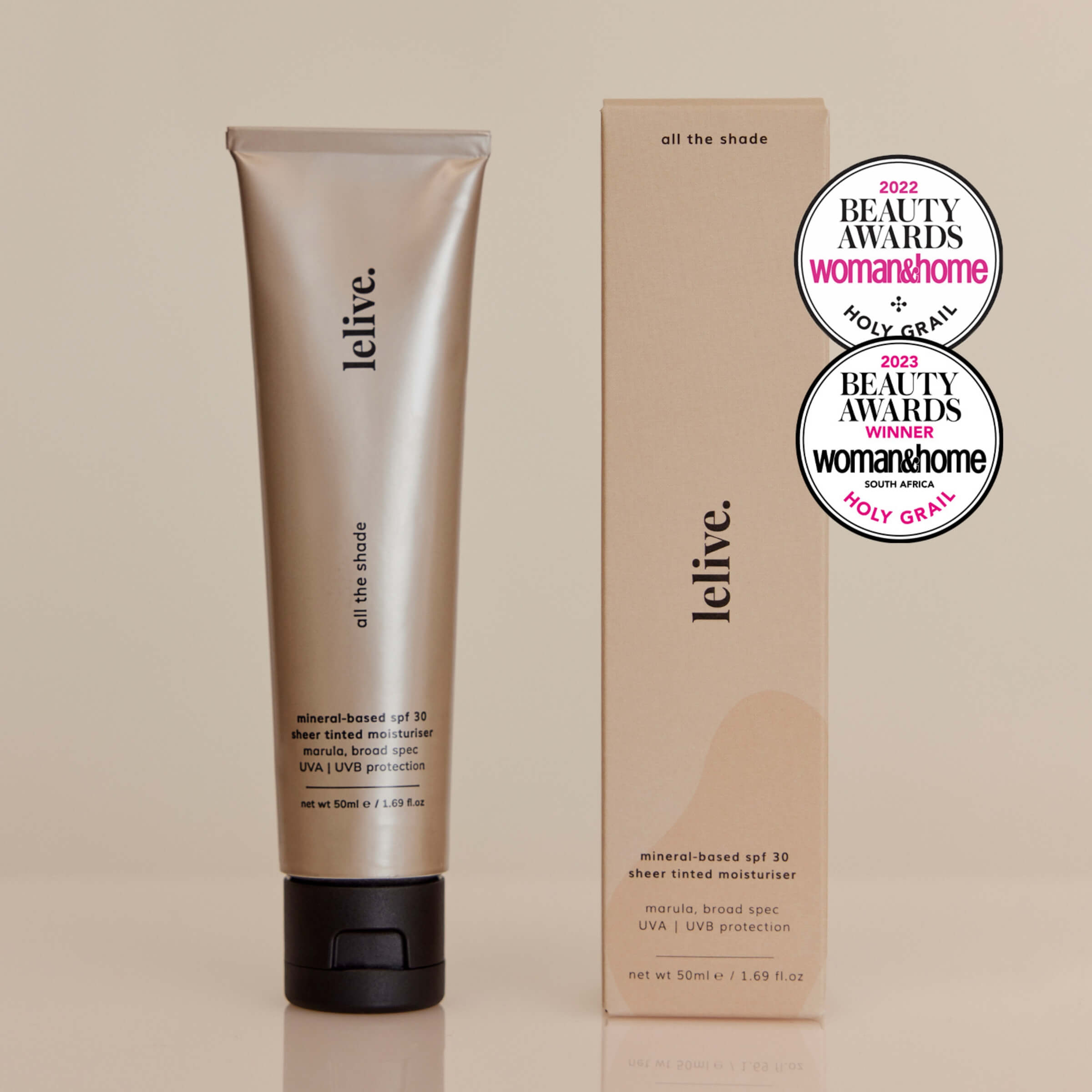 all the shade | spf 30 sheer-tinted moisturiser