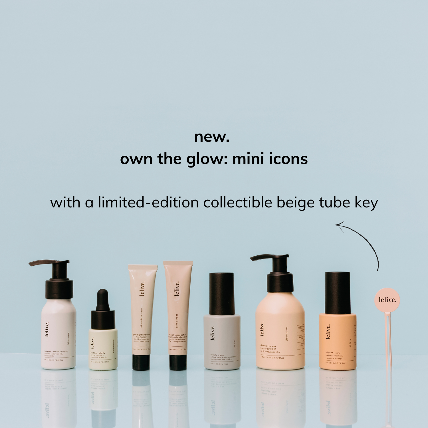 own the glow: mini icons | 7-piece set