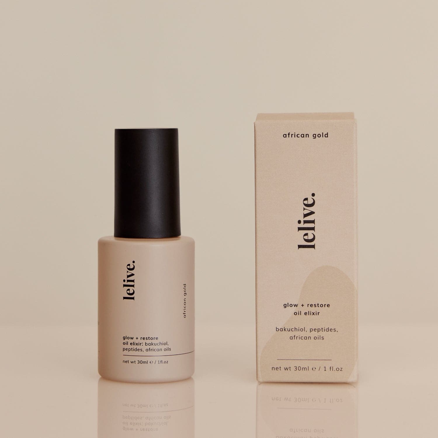 african gold | glow + restore oil elixir - lelive